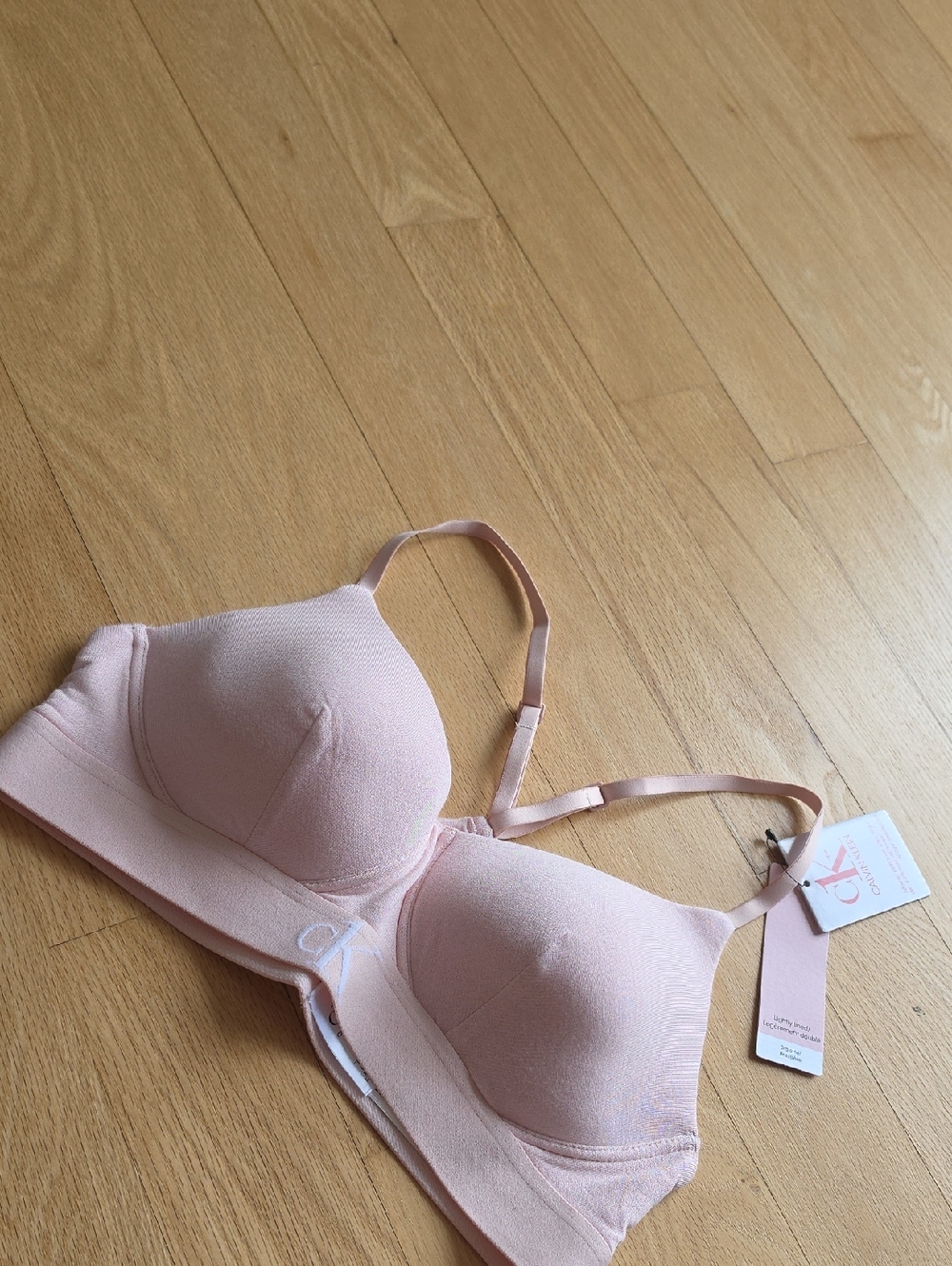 Calvin Klein Pale Pink Wireless Molded Cup Bra